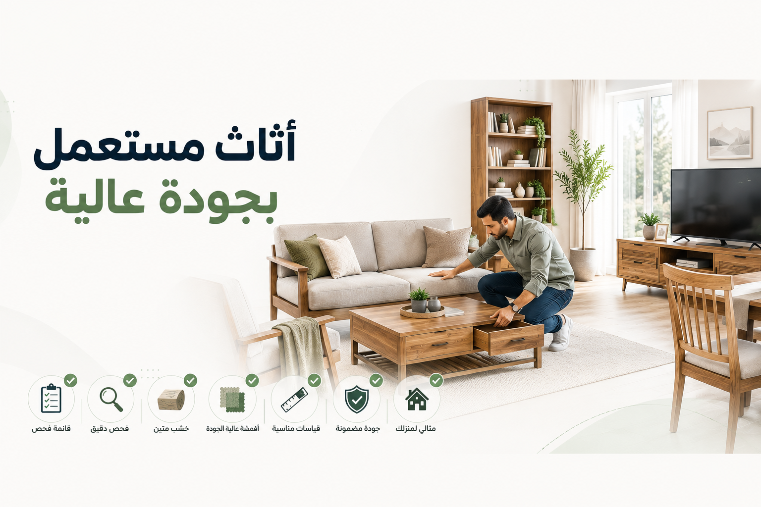 كيف تختار أثاثاً مستعملاً بجودة عالية لمنزلك — دليل المشتري الذكي - هراج تبوك