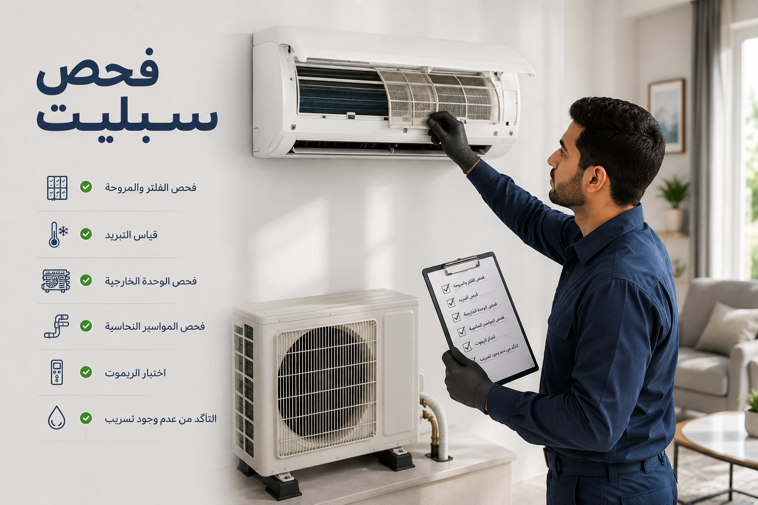 كيف تفحص مكيف سبليت مستعمل قبل الشراء — خطوة بخطوة - هراج تبوك